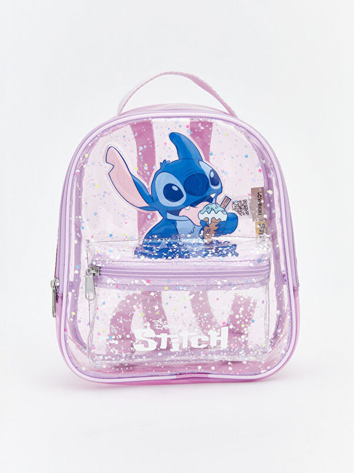 Stitch Bask?l? K?z ?ocuk S?rt ?antas?