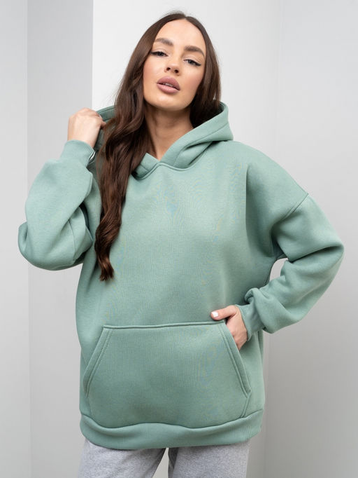 Толстовка жен.арт.1097-7,мятно-серая