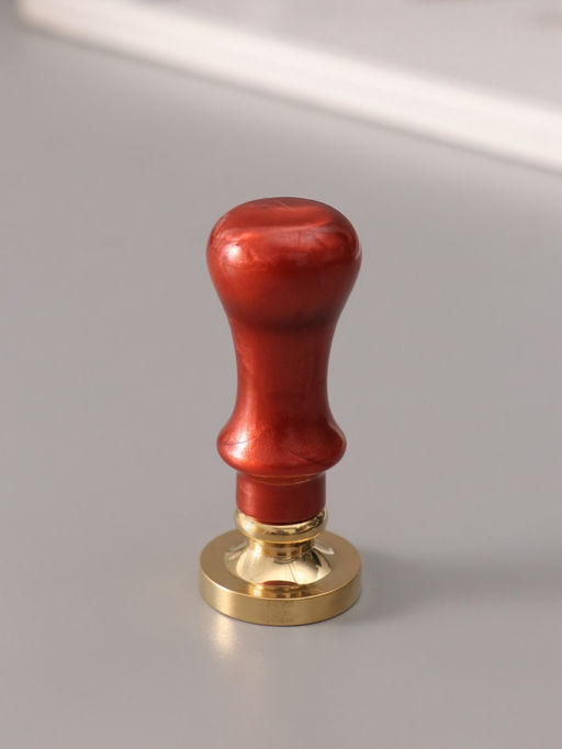 Печать для сургуча с пластиковой ручкой «Буква W на вензеле», 2.5×2.5×6.3 см