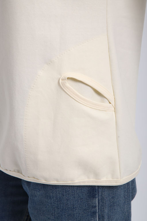 Кофта женская из футера 2-н Анфиса молочный