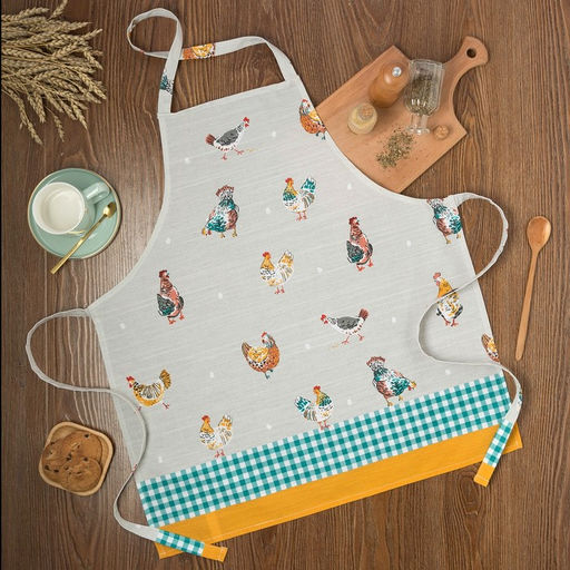 Фартук Этель Chicken Ranch 55х70 см, 100% хлопок, репс 210 г/м2  фото 8