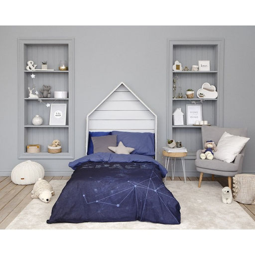 Постельное бельё 1,5 сп. Этель Space 145210 см, 150210 см, 5070 см-1 шт, поплин, 100 % хлопок  фото 7