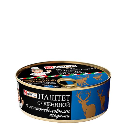 Паштет с олениной и можжевеловыми ягодами Pate dello chef , 250г