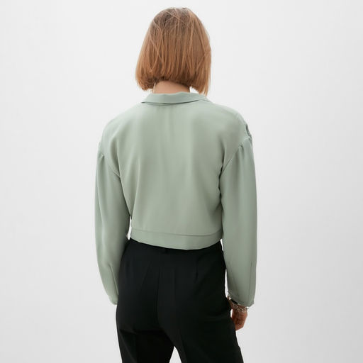 Жакет женский MINAKU: Green trend, зелёный, размер 48