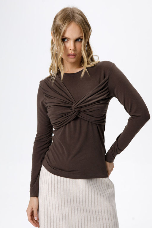 Джемпер Pirs 6230 коричневый  фото 5