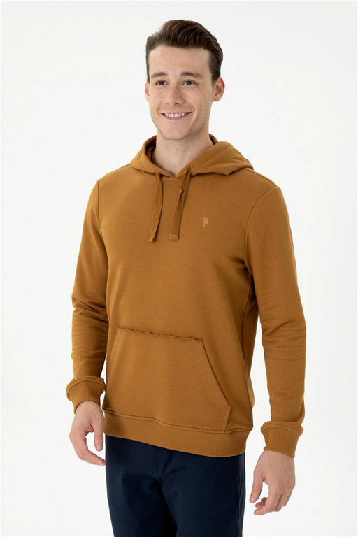 U. S. Polo Assn Мужская толстовка с капюшоном кокосового цвета - U.s. polo assn фото 11