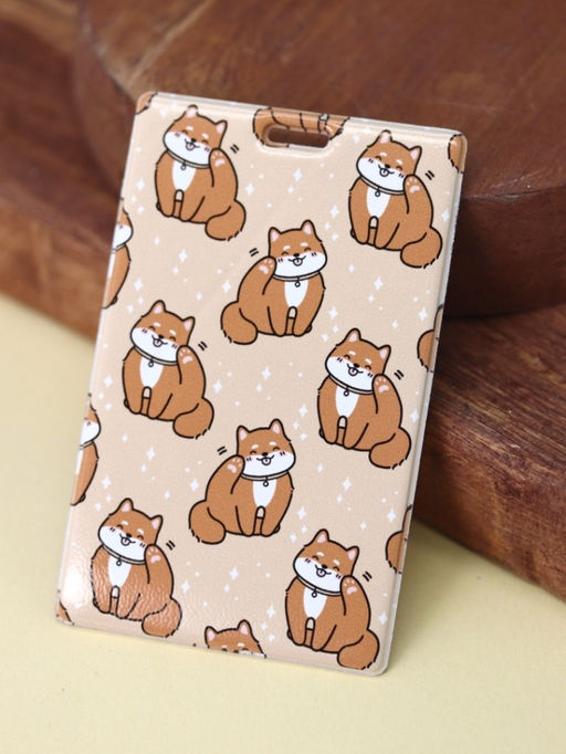 Держатель для карт Аниме Many shiba inu (6,5 х 10,4 см)