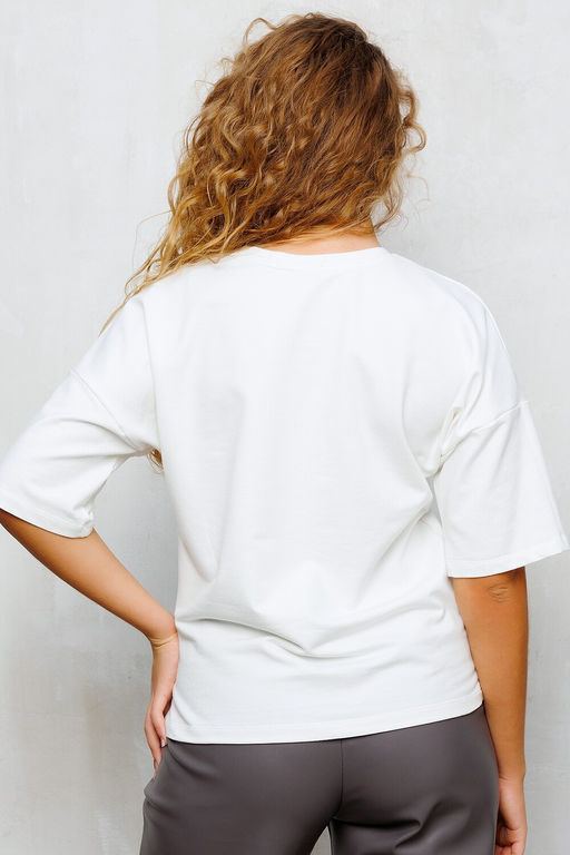 Футболка женская с вышивкой 342MLK