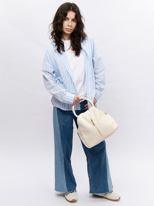 LACCOMA сумка Кармэн-лен эко кожа хлопок фото 5