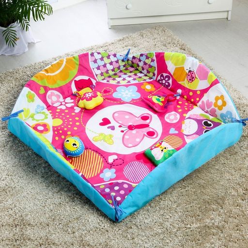 Игровой коврик для детей Манеж, диаметр 85 см, виды МИКС, Крошка Я  фото 6