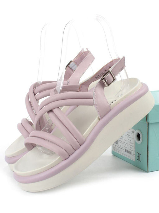 08-PEL270-5 VIOLET Босоножки женские (натуральная кожа)