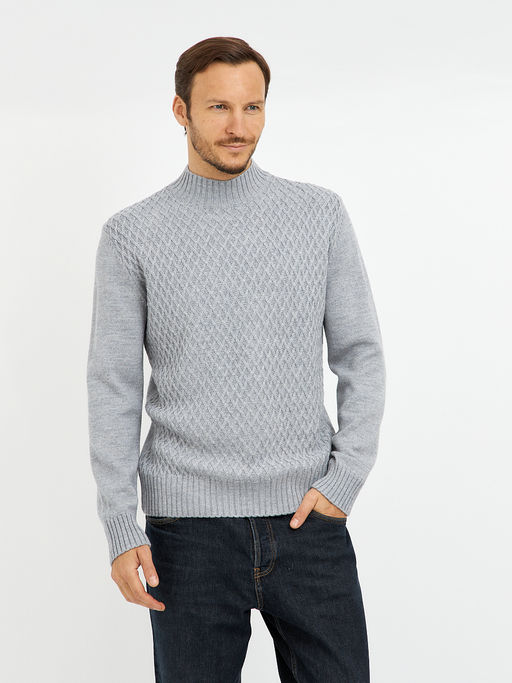 водолазка мужская с добавлением шерсти - Glenfield фото 3