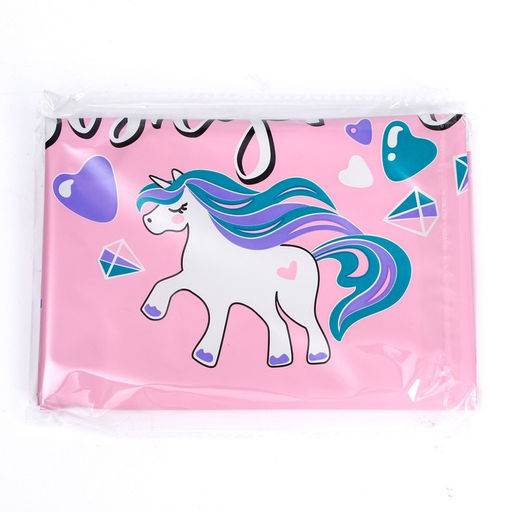 Цена за 5 шт. Шар фольгированный 19" «С днём рождения! Единорог», сердце