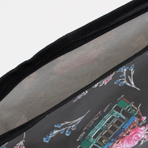 Цена за 3 шт. Косметичка на молнии, чёрная