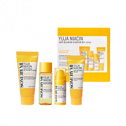 Some By Mi Yuja Niacin Anti Blemish Starter Kit (4components) - Набор с юдзу для выравнивания тона