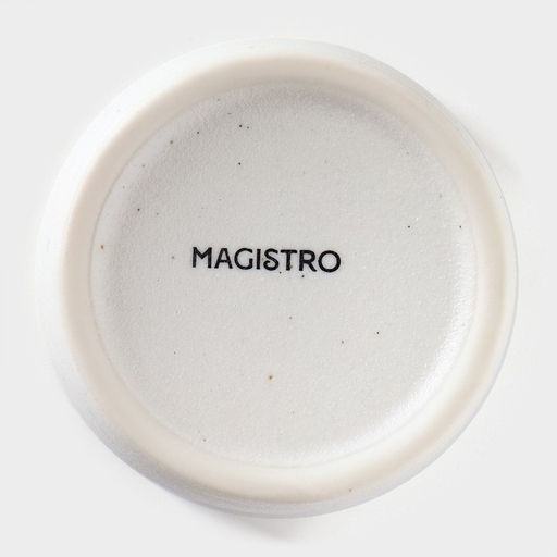 Соусник Magistro Slate, 70 мл, фарфор, белый