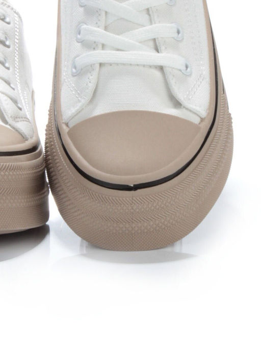 05-6036-12 WHITE/BROWN Кроссовки женские (искусственные материалы) - No name фото 14