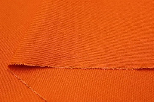 Саржа цв.Темно-оранжевый, ш.1.5м, хлопок-100%, 260гр/м.кв - Купава фото 3