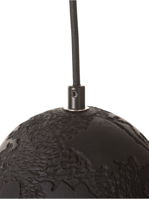 Светильник потолочный BayerLux «Брюс», 1×40 Вт, Е27, черный, 22×22х+120 см