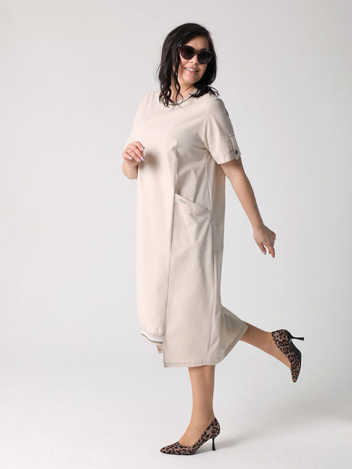 25205 Платье песочный