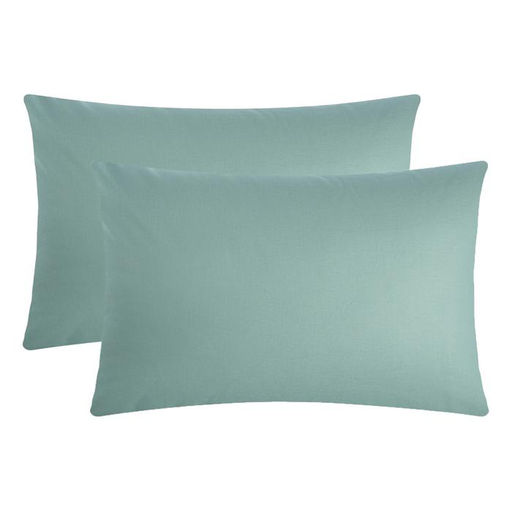Комплект наволочек Этель 50х70 см - 2шт, цв. бирюзов, поплин 125 г/м2