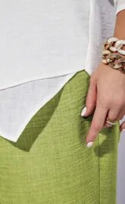 Костюм Anastasia 1101.1 белый/фисташковый  фото 4