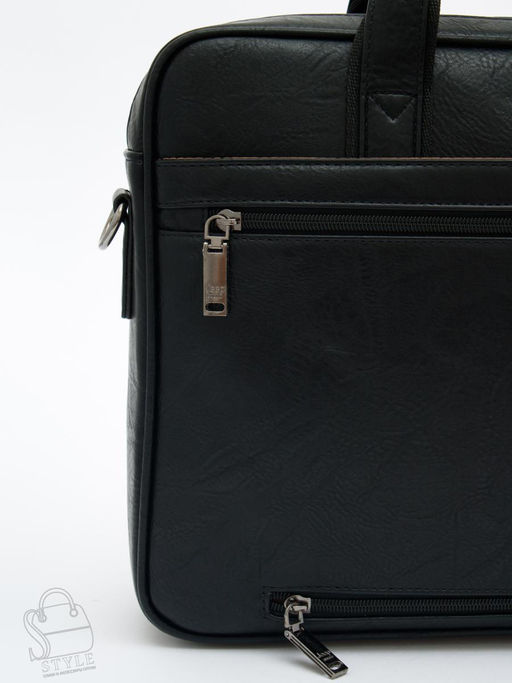 Портфель мужской 1795-01 black Jeep - S-style фото 7