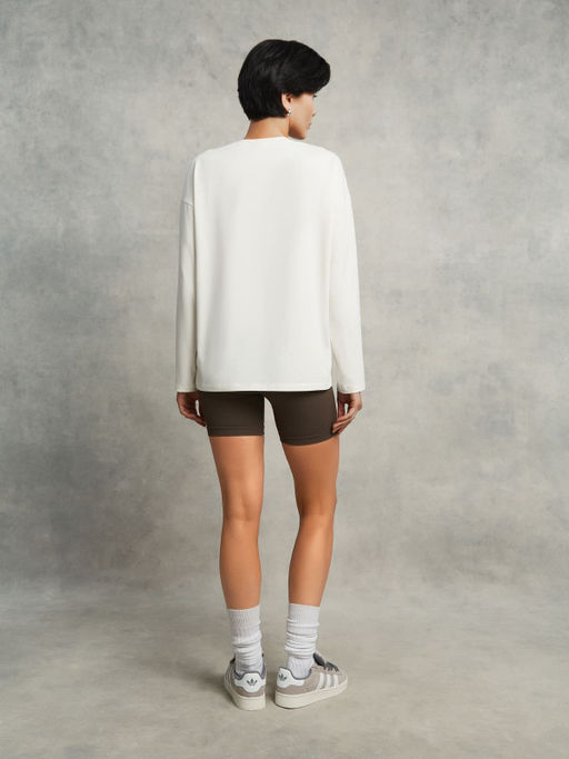 Лонгслив прямого силуэта с эластичным принтом POWER INSIDE - Eazyway фото 5