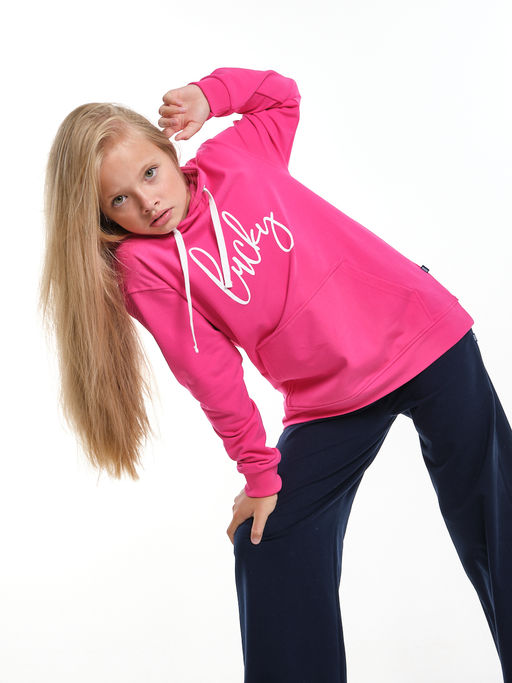 Толстовка с капюшоном с принтом UD 7422 малина - Mini maxi фото 4