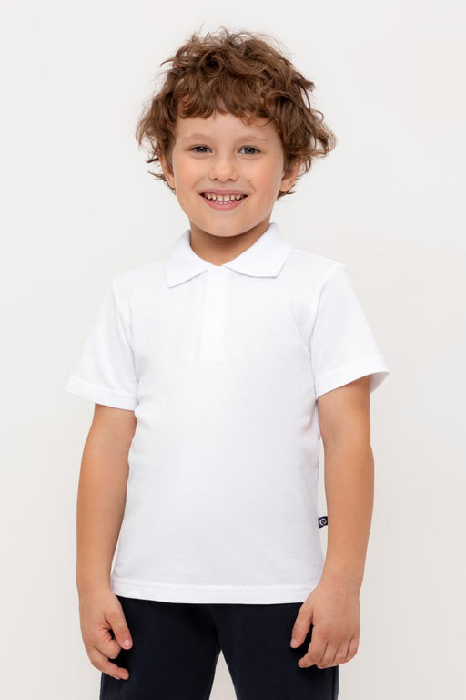 КР 302630/белый к566 джемпер-поло для мал - Crockid фото 5