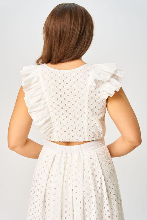 Костюм Anastasia Mak 1252 молочный фото 8