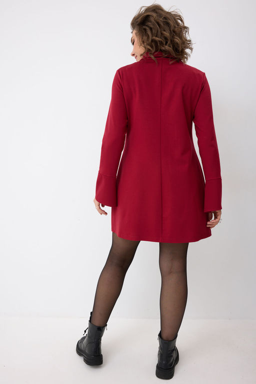 Платье BegiModa 1062 бордо  фото 4
