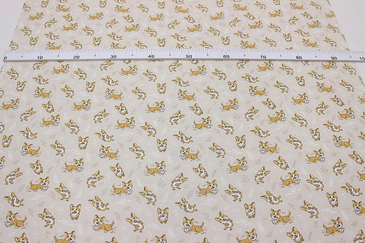 Ситец детский Озорные корги, ш.0.95м, хлопок-100%, 96гр/м.кв - Купава фото 5