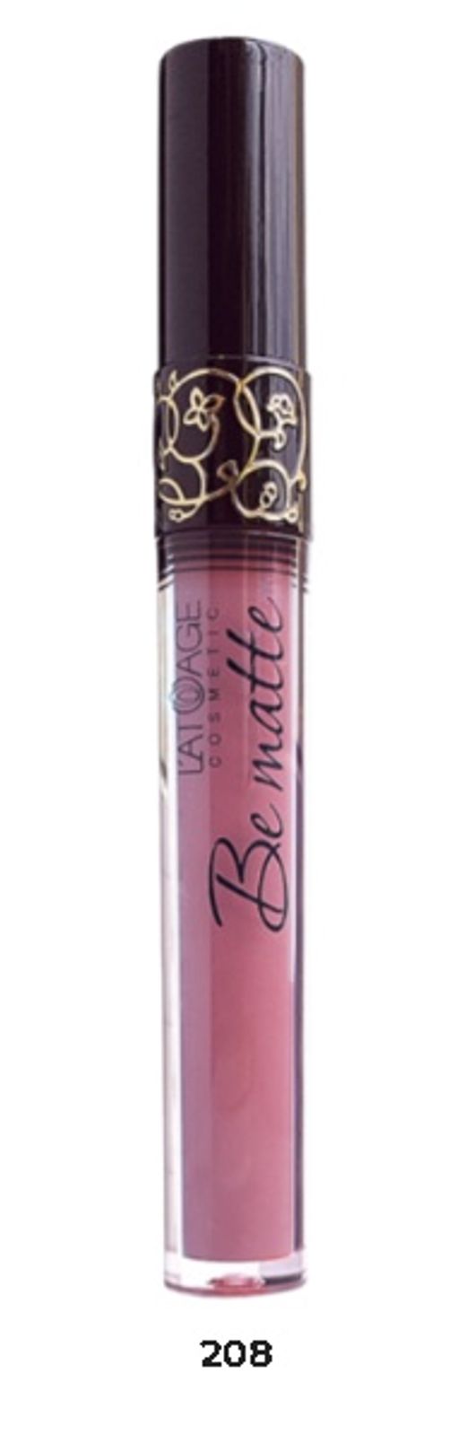 Latuage Помада губная жидкая "BE MATTE" тон 208 амарантовый
