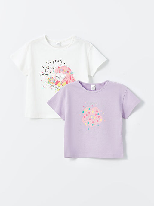 Bisiklet Yaka K?z Bebek Ti??rt 2li