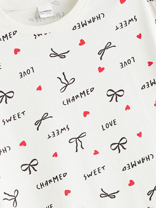 Desenli K?z ?ocuk Gecelik