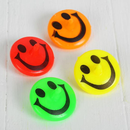 Цена за 12 шт. Волчок Смайл, цвета МИКС - Simaland фото 2