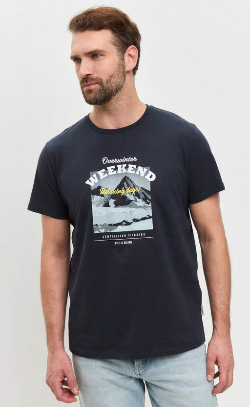 Футболка F411-06-830 d.grey - Fine joyce фото 2