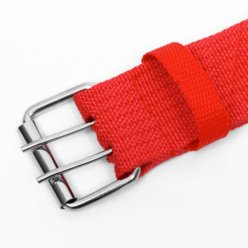 Ошейник четырехслойный, 64 х 4 см, ОШ 50-58 см, полиэстер, красный - Пижон фото 7