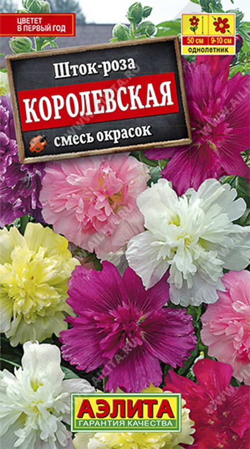 Шток-роза Королевская, смесь сортов (0,1 г)