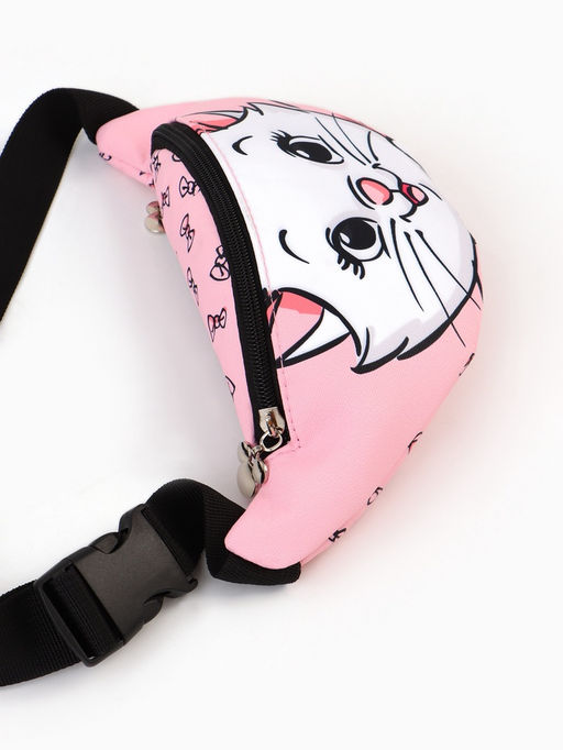 Сумка поясная детская для девочки «Кошечка Мари», 25×6×13 см