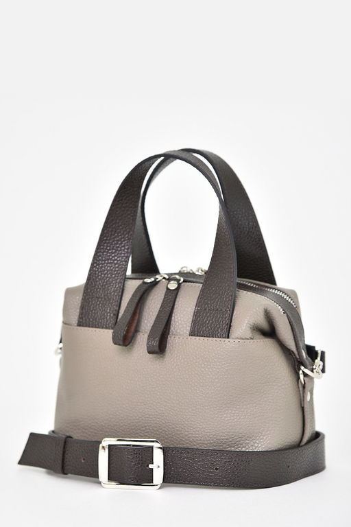 Сумка женская Ц-635.1 капучино+коричневый