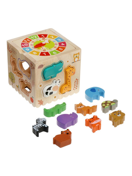 Деревянный сортер  8 в1 для малышей