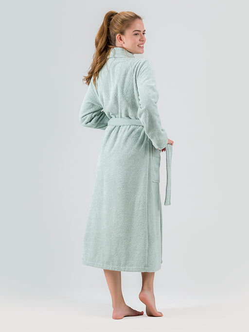 Халат махровый KARNA NORA (Ментол)  фото 6