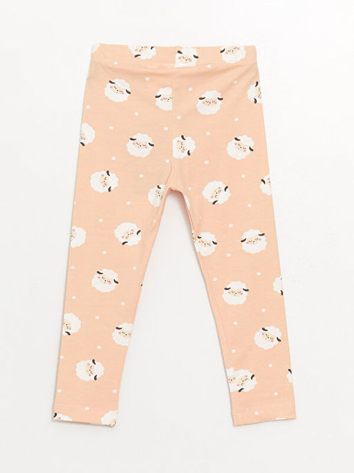 Beli Lastikli Bask?l? K?z Bebek Tayt 2li - Waikiki фото 3