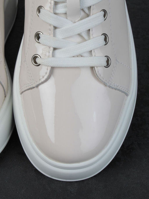 05-PDD215-1 BEIGE Кроссовки женские (натуральная кожа)