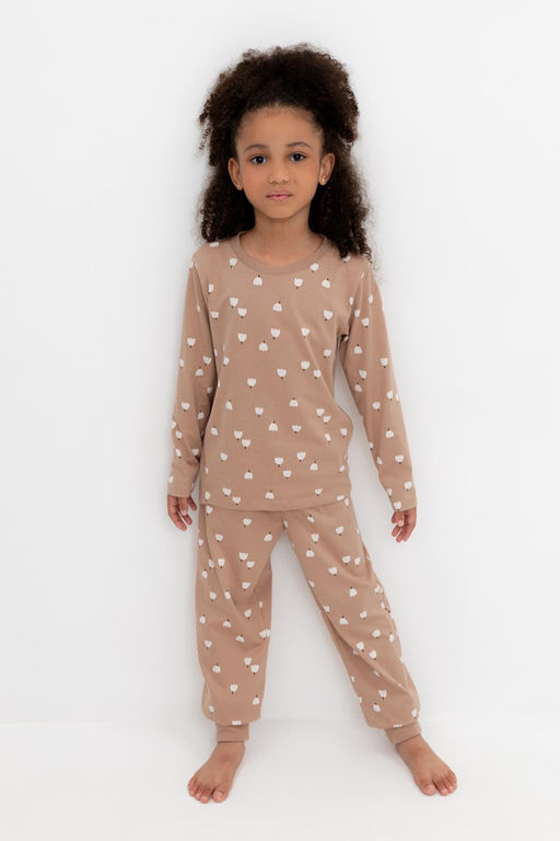 К 1561/беж,колокольчики пижама дет