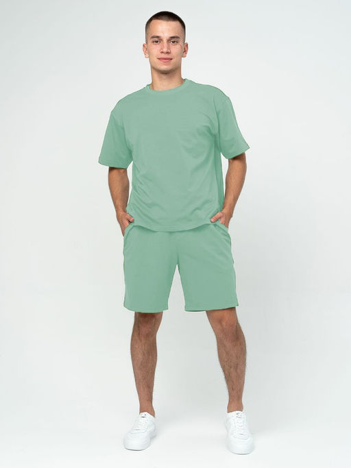 Мужской костюм из хлопкового футера - Solo mio фото 2