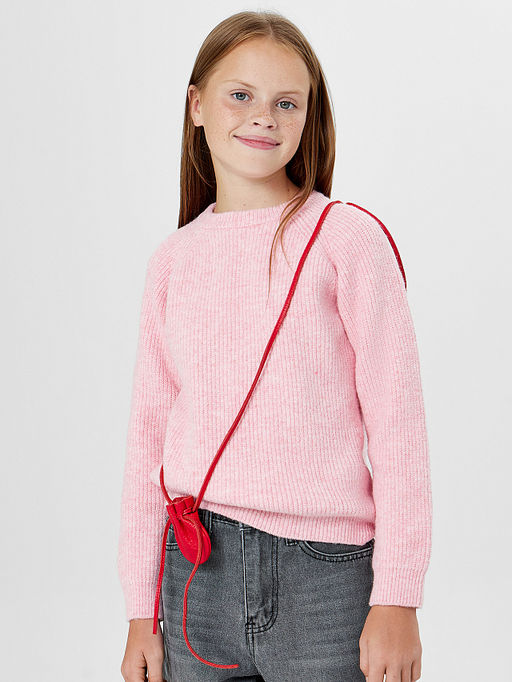 Джемпер для девочек розовый - Mark formelle фото 2
