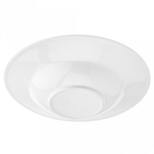 "Русь" Тарелка глубокая фарфоровая д228мм h44мм, 400мл, белый, рельефный декор (Китай)